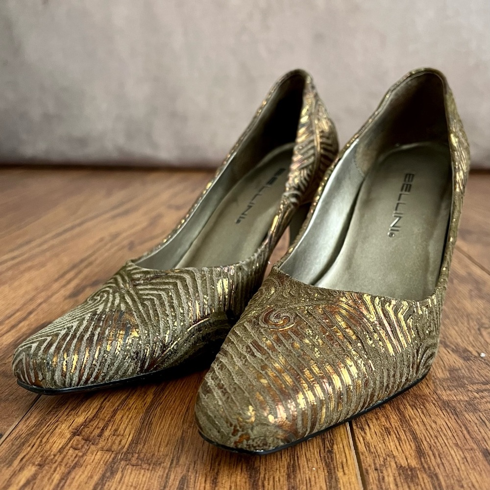 Vintage Bellini Leather Heels Size 7 - Picture 2 of 10